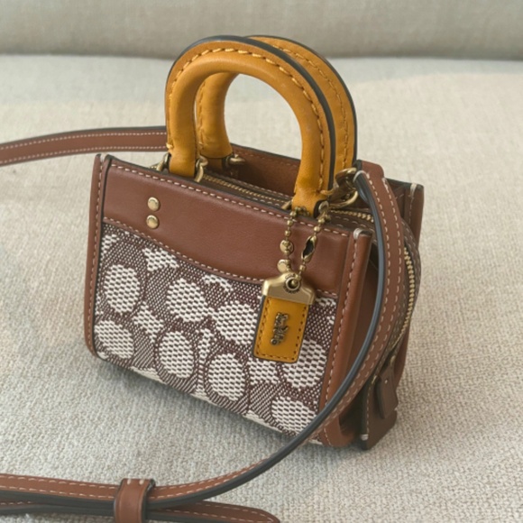 Coach Rogue Bag 12 In Signature Textile Jacquard mini - Picture 2 of 15